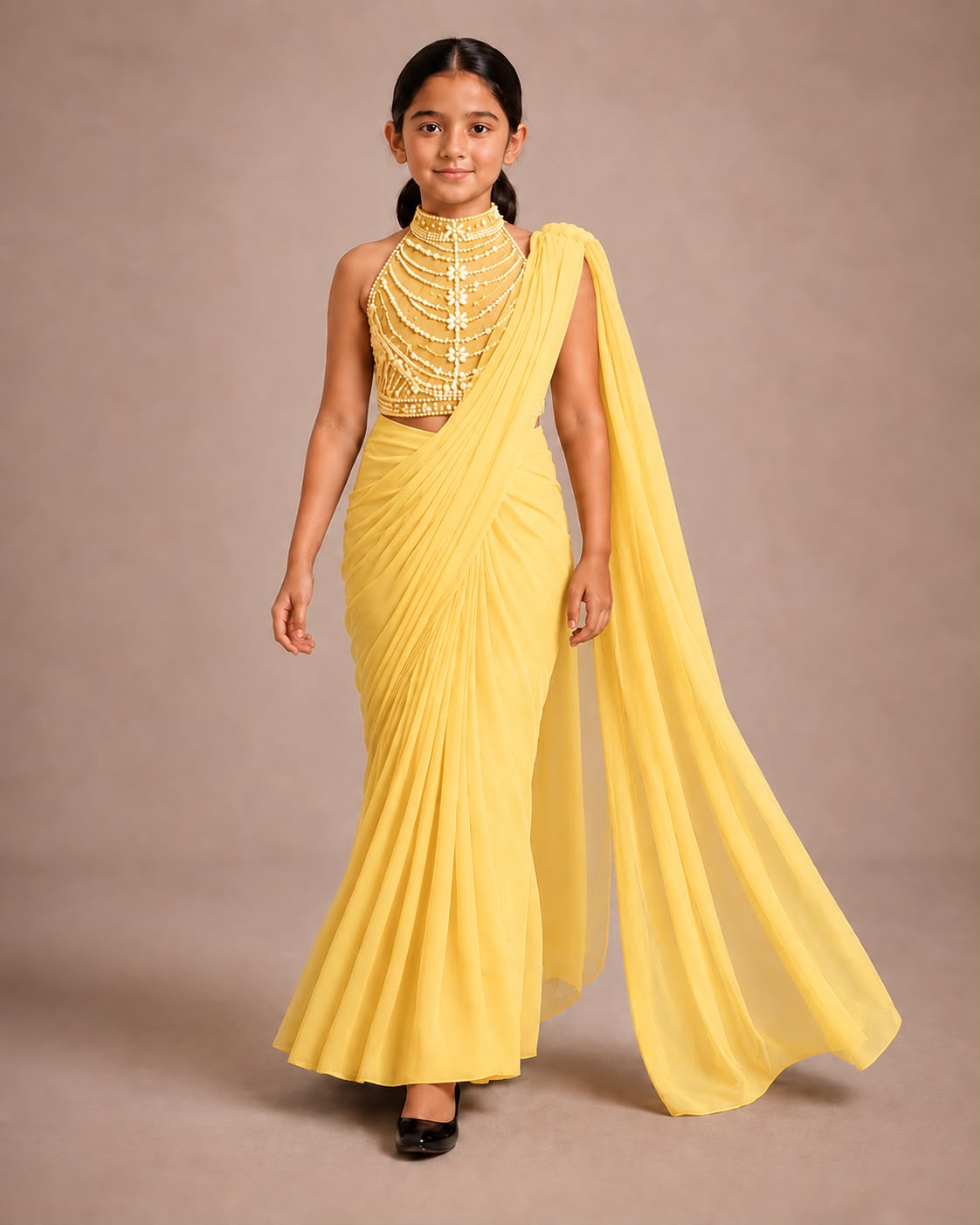 Pre Order: Black Diamond Princess Saree