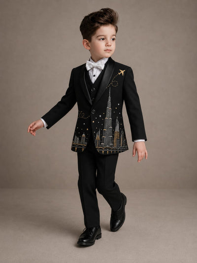 Pre Order: Golden Skyline Blazer Set