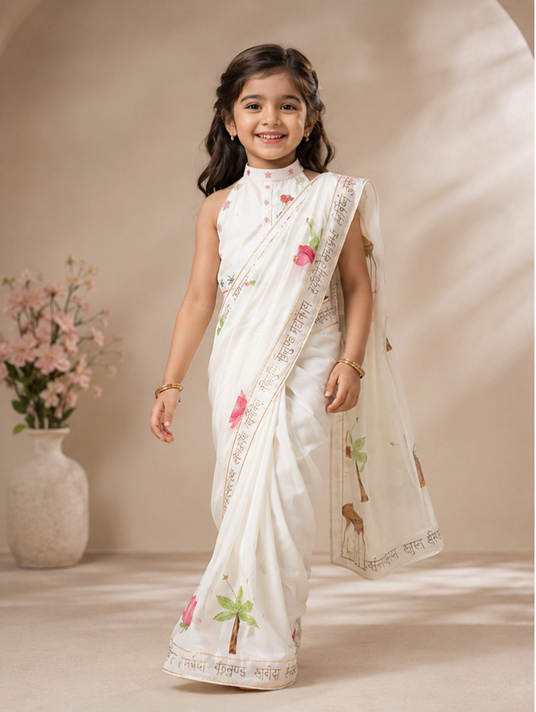 Pre Order: Shloka Petals Saree