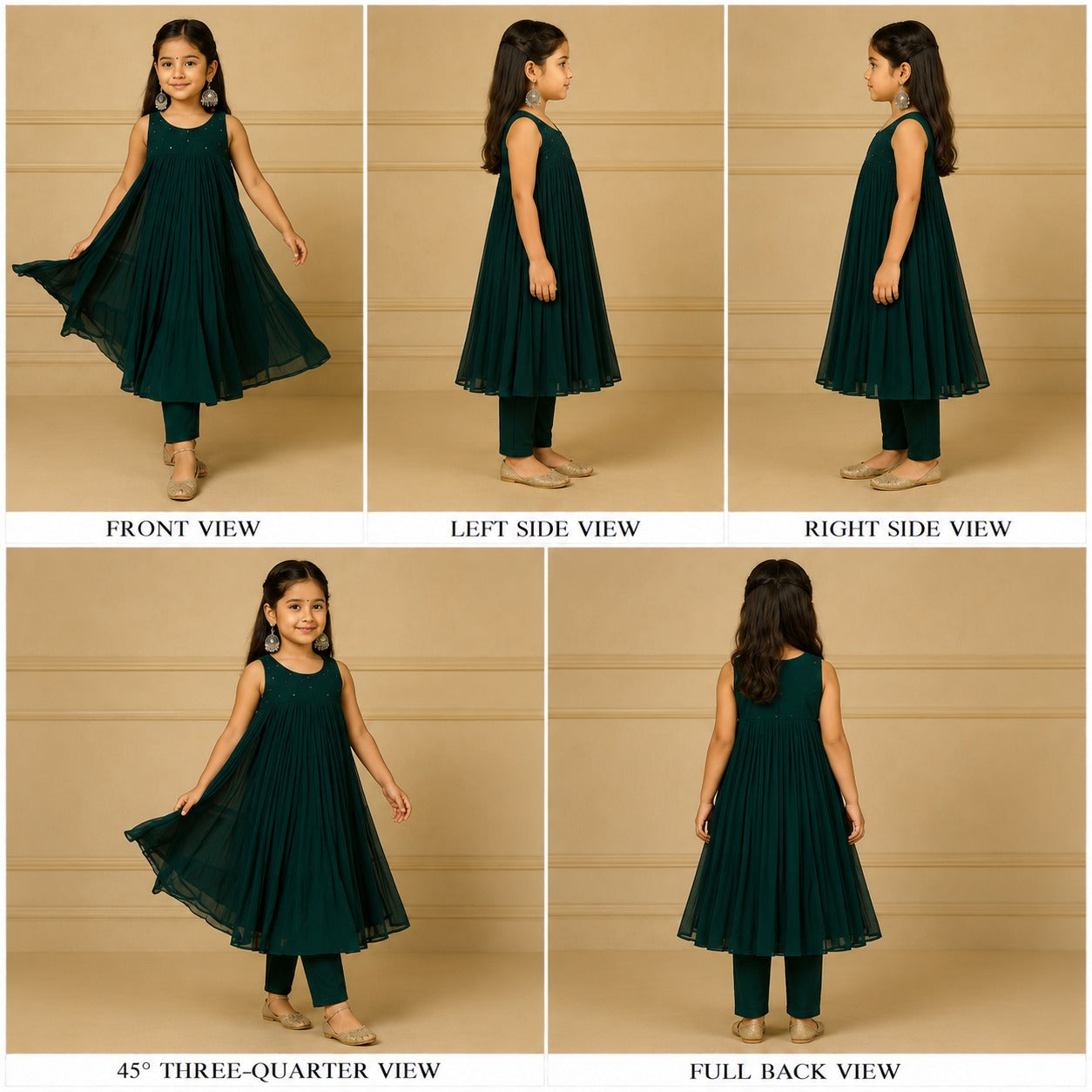 Pre Order: Bottle Green Suit Set