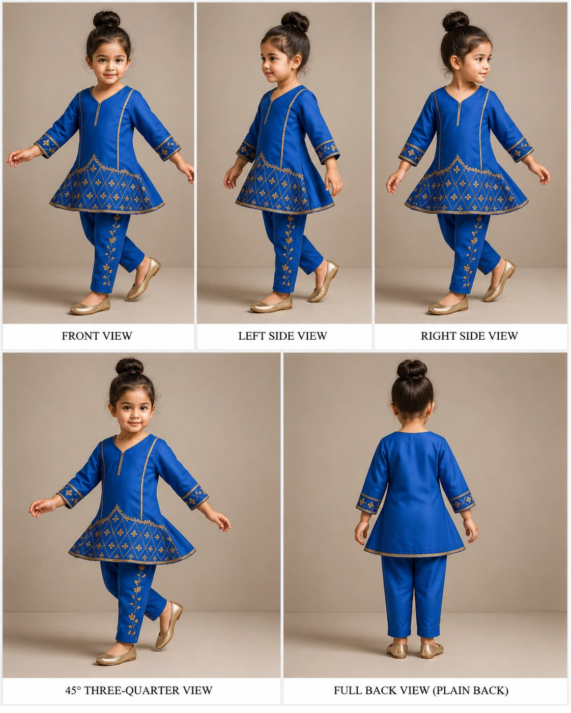 Pre Order: Beautiful Gota Work Top And Dhoti Style Pant With Matching Dupatta