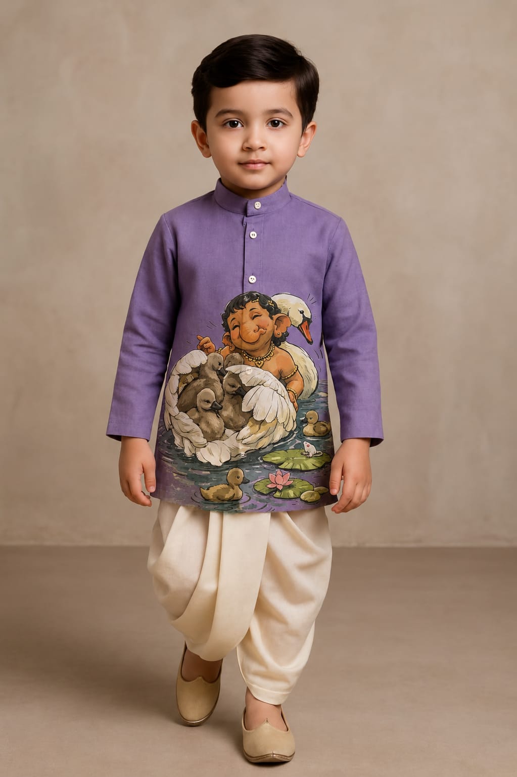 Pre Order: Ganesha Leela Dhoti Set