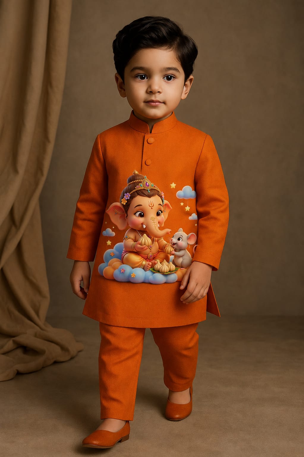 Pre Order: Modak Ganesh Kurta Set