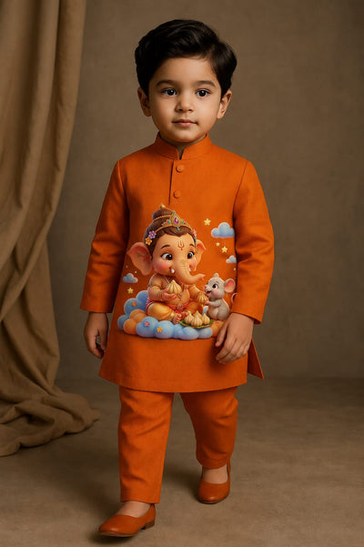 Pre Order: Modak Ganesh Kurta Set