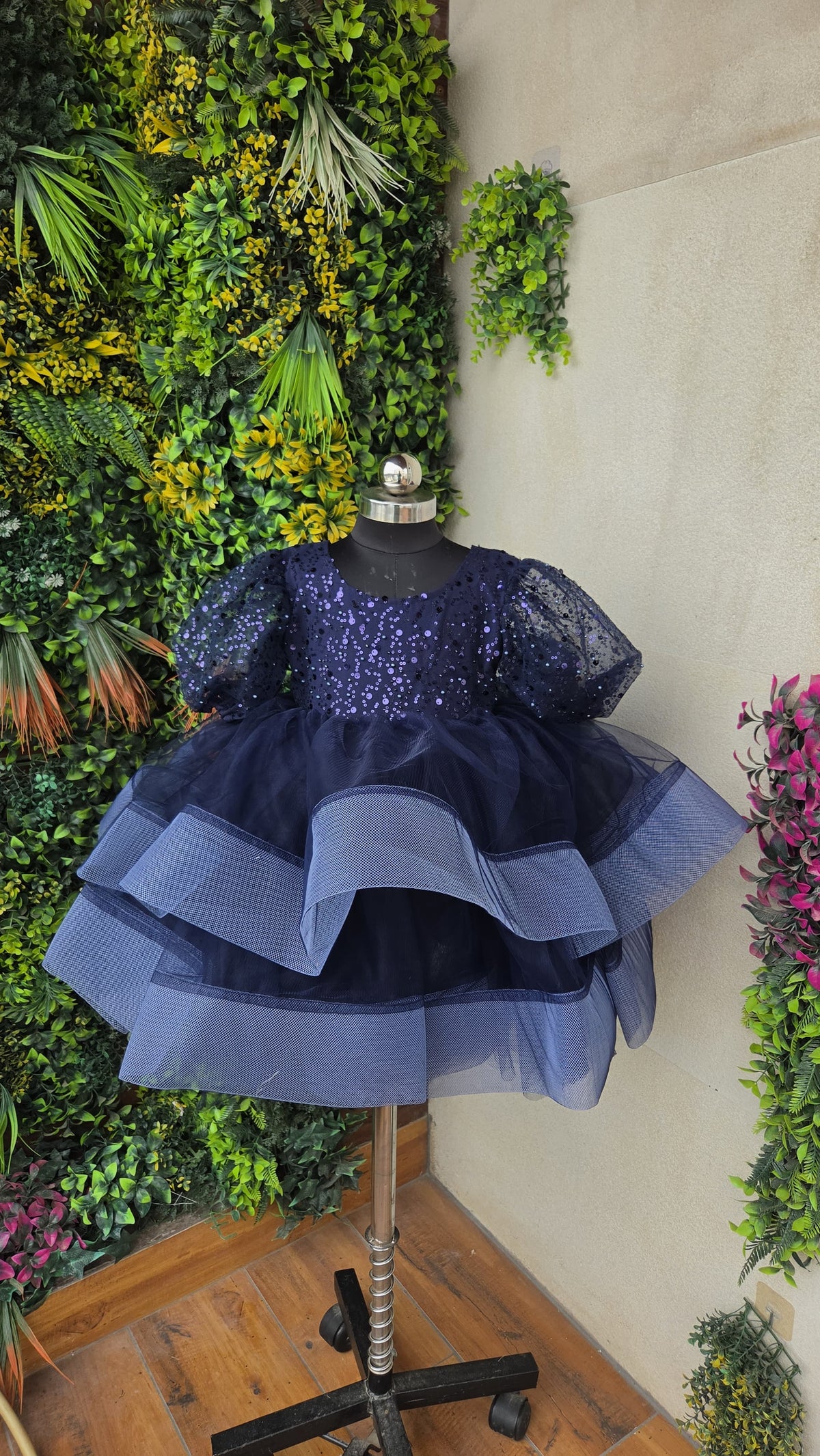 Pre Order: Sequined Ruffled Dress
