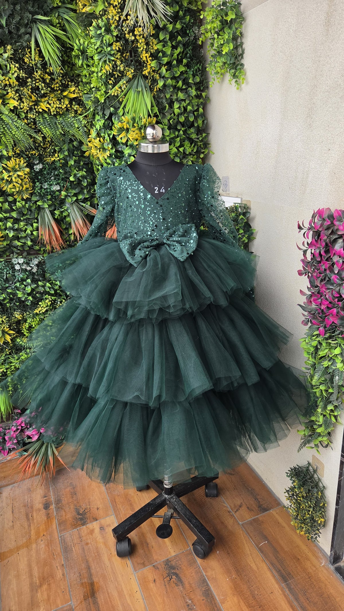 Pre Order: Sequins Beautified Layered Dress