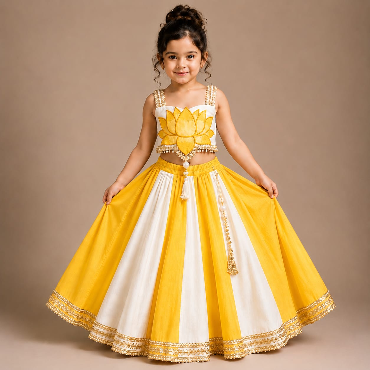 Pre Order: Radha Kamal Lehenga Set