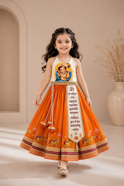 Pre Order: Shree Ganeshika Lehenga