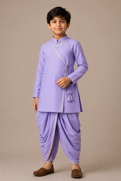 Pre Order : Amethyst Angrakha Kurta Set