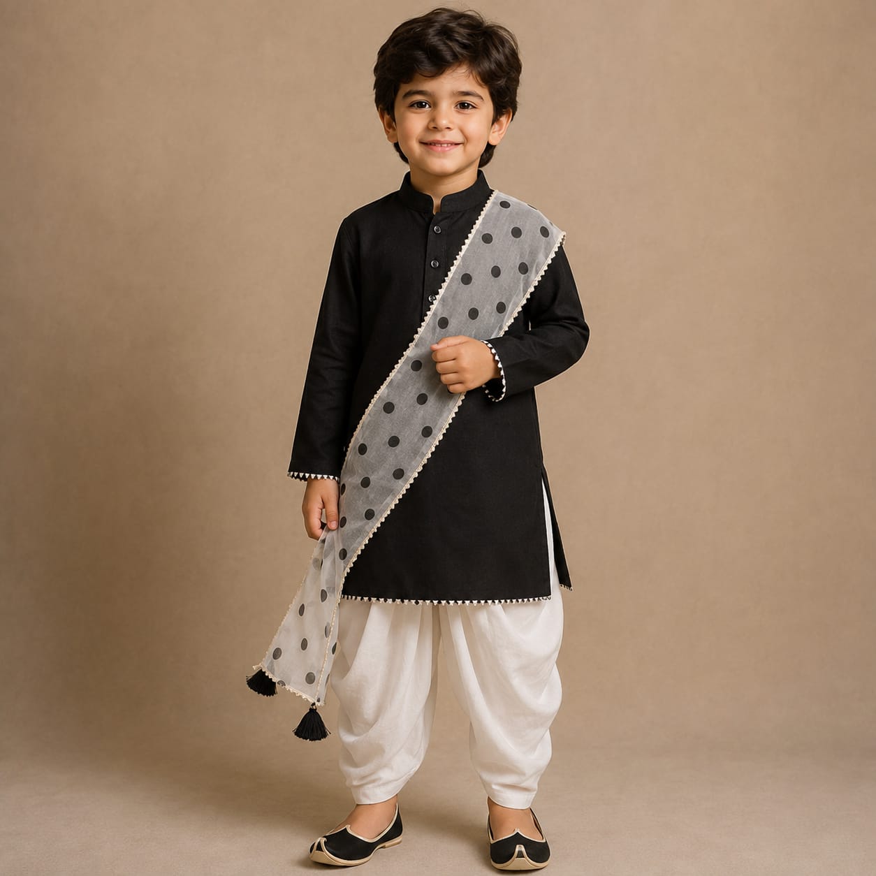 Pre Order: Shwet Shyam Kurta Set