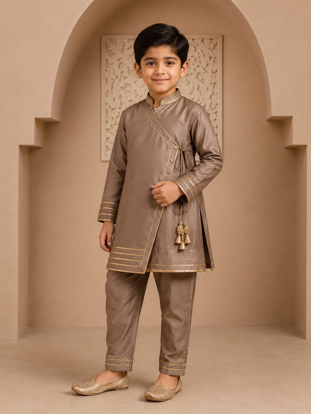Pre Order: Sunehri Riwaayat Kurta Set
