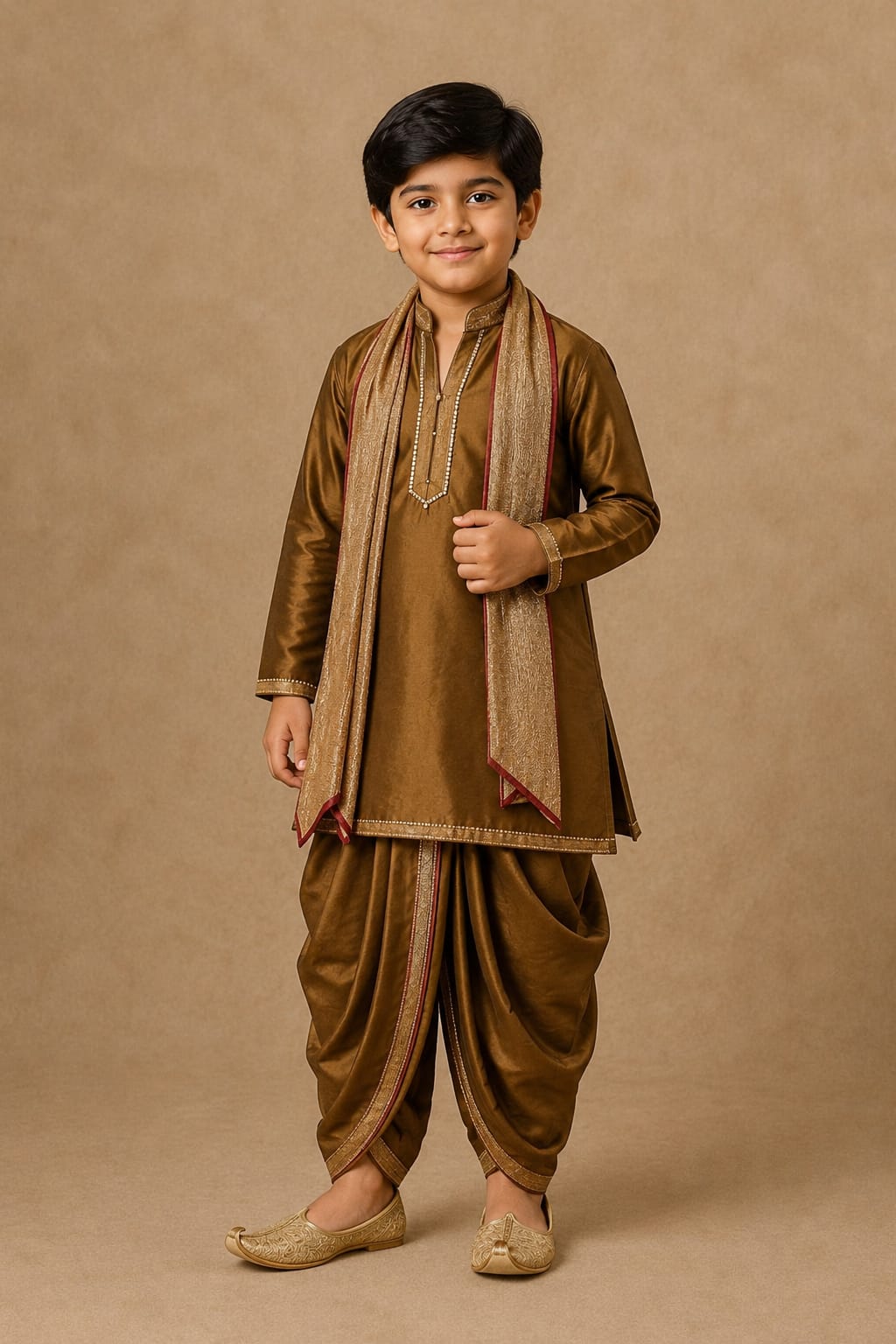 Pre Order: Swarna Rajwada Kurta Set