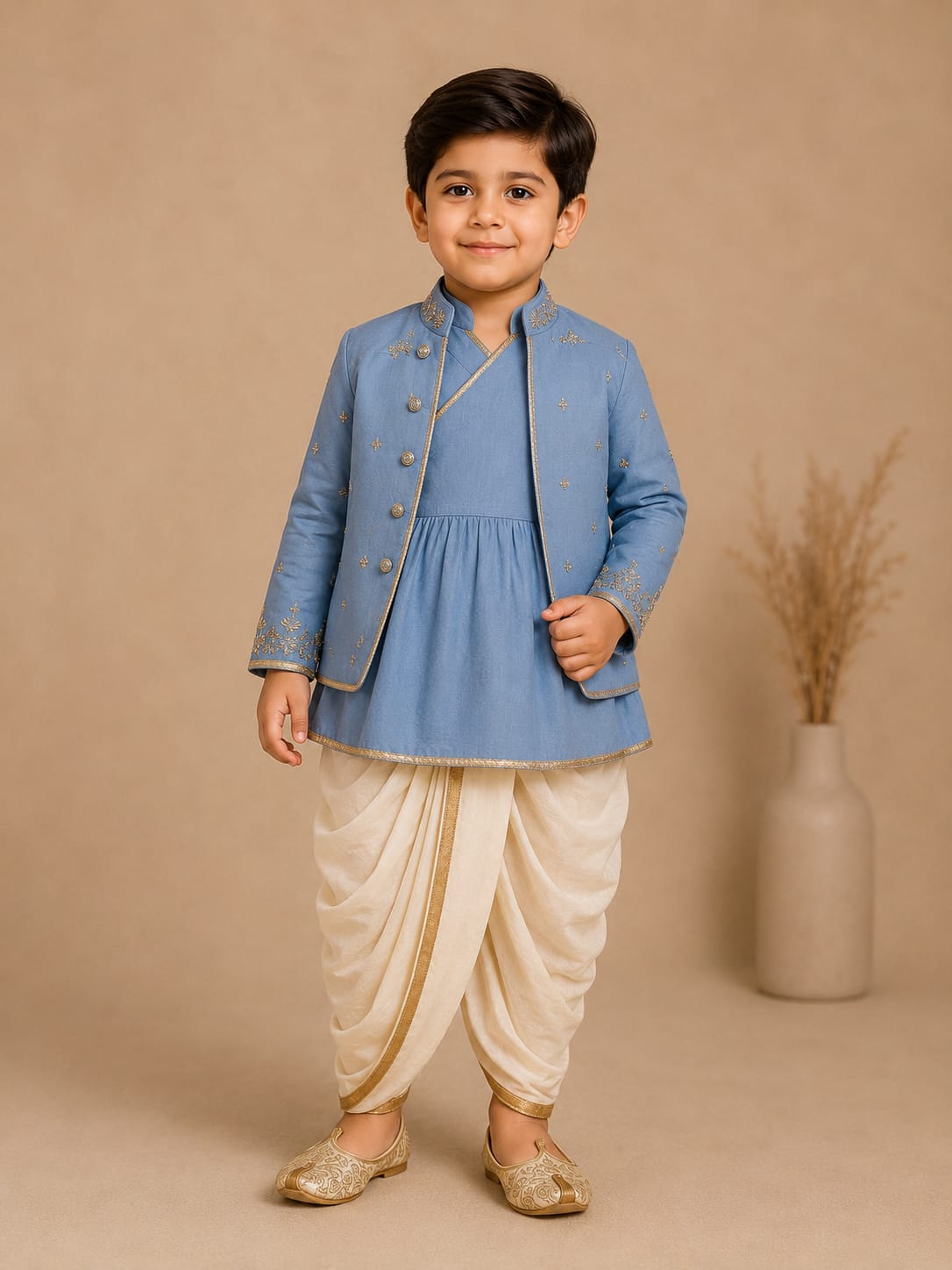 Pre Order: Aasmaani Riwaayat Kurta Set