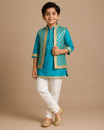 Pre Order: Firoza Raj Kurta Set