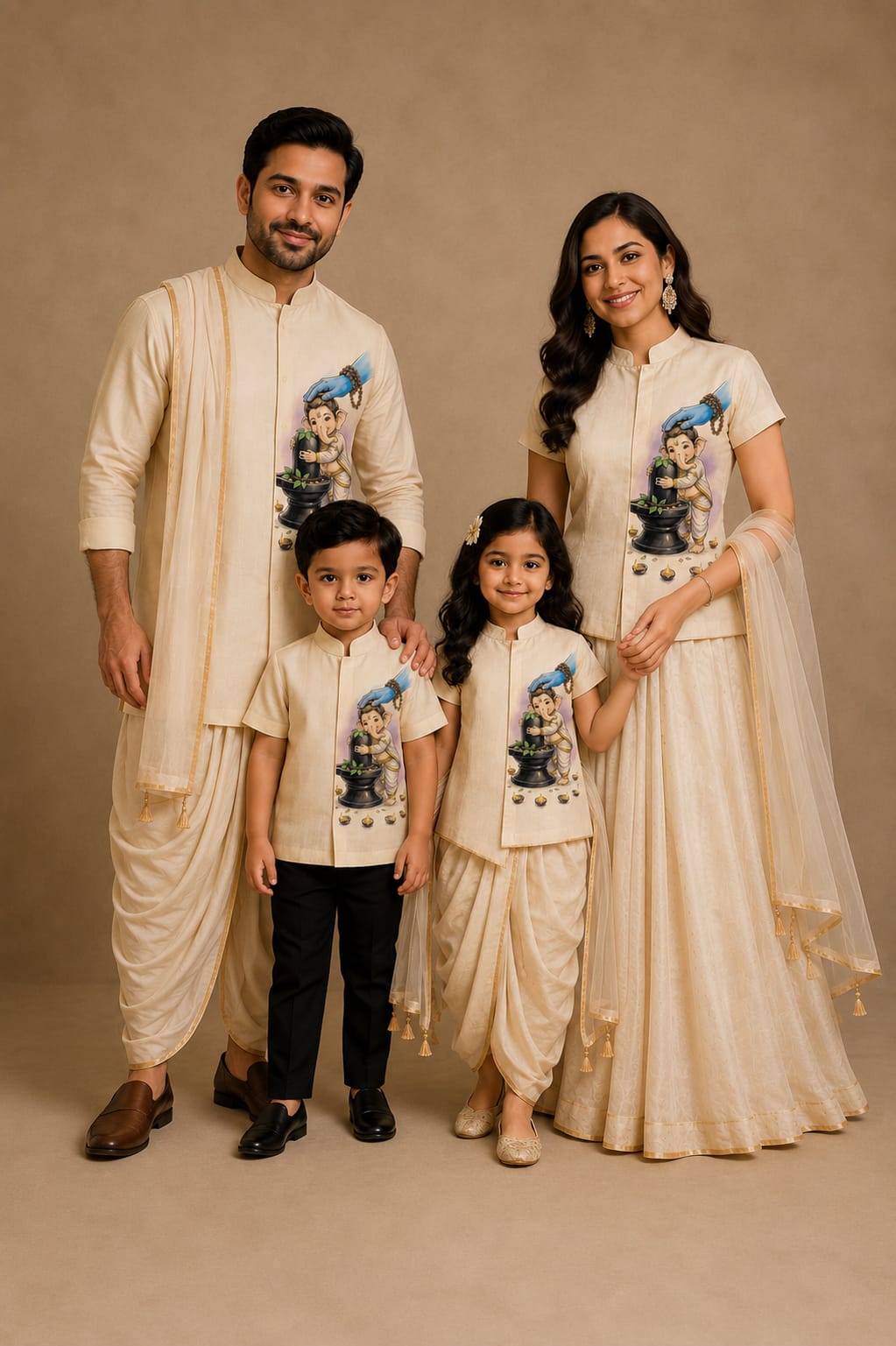 Bappa Shringar Family Set