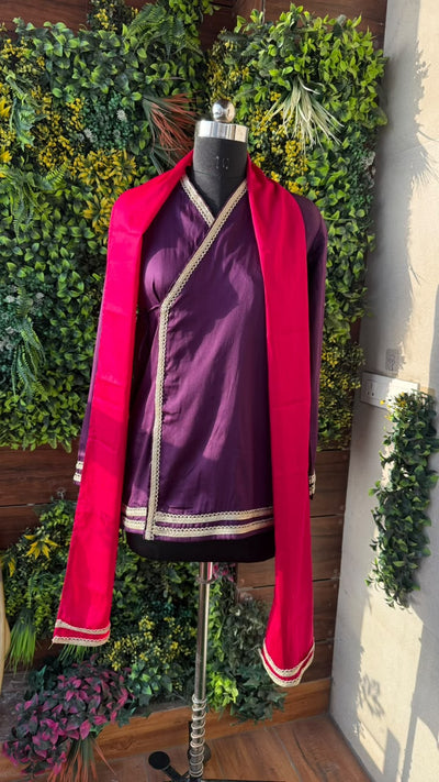 Pre Order: Gulabi Rajkumar Kurta Set