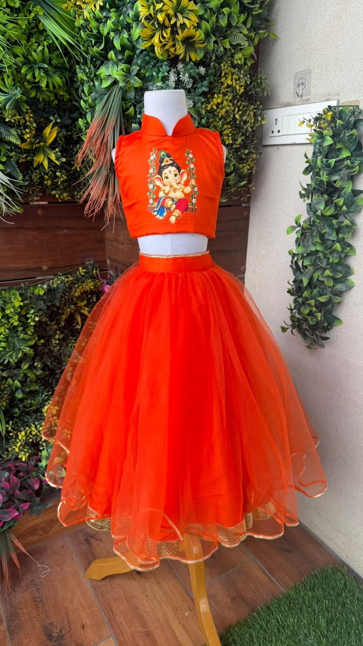 RTD Pre Order : Gajanan Gulaal Lehenga