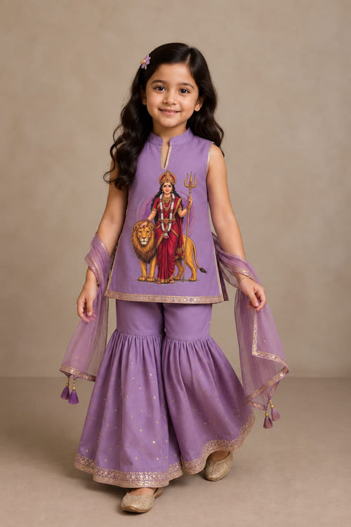 Pre Order: Aaradhya Sharara Set