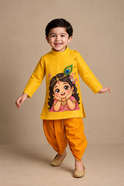 Pre Order: Kanha Kunj Kurta Set