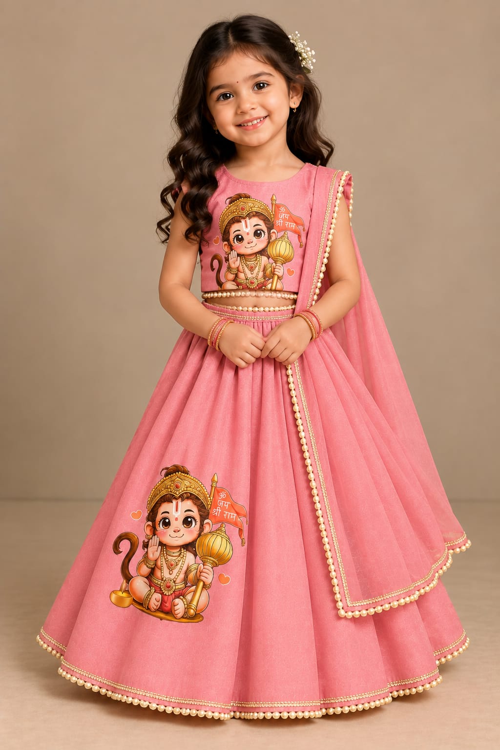 Pre Order : Bal Bajrangini Lehenga