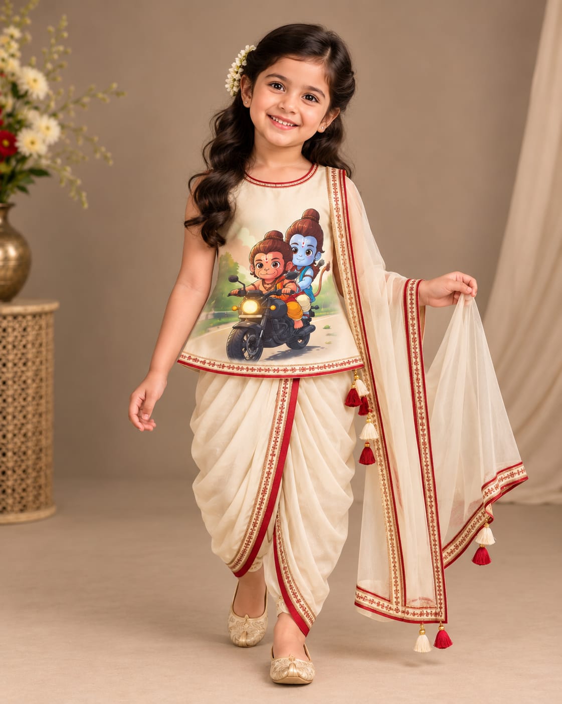 Pre Order: Ram Siya Heritage Draped Set