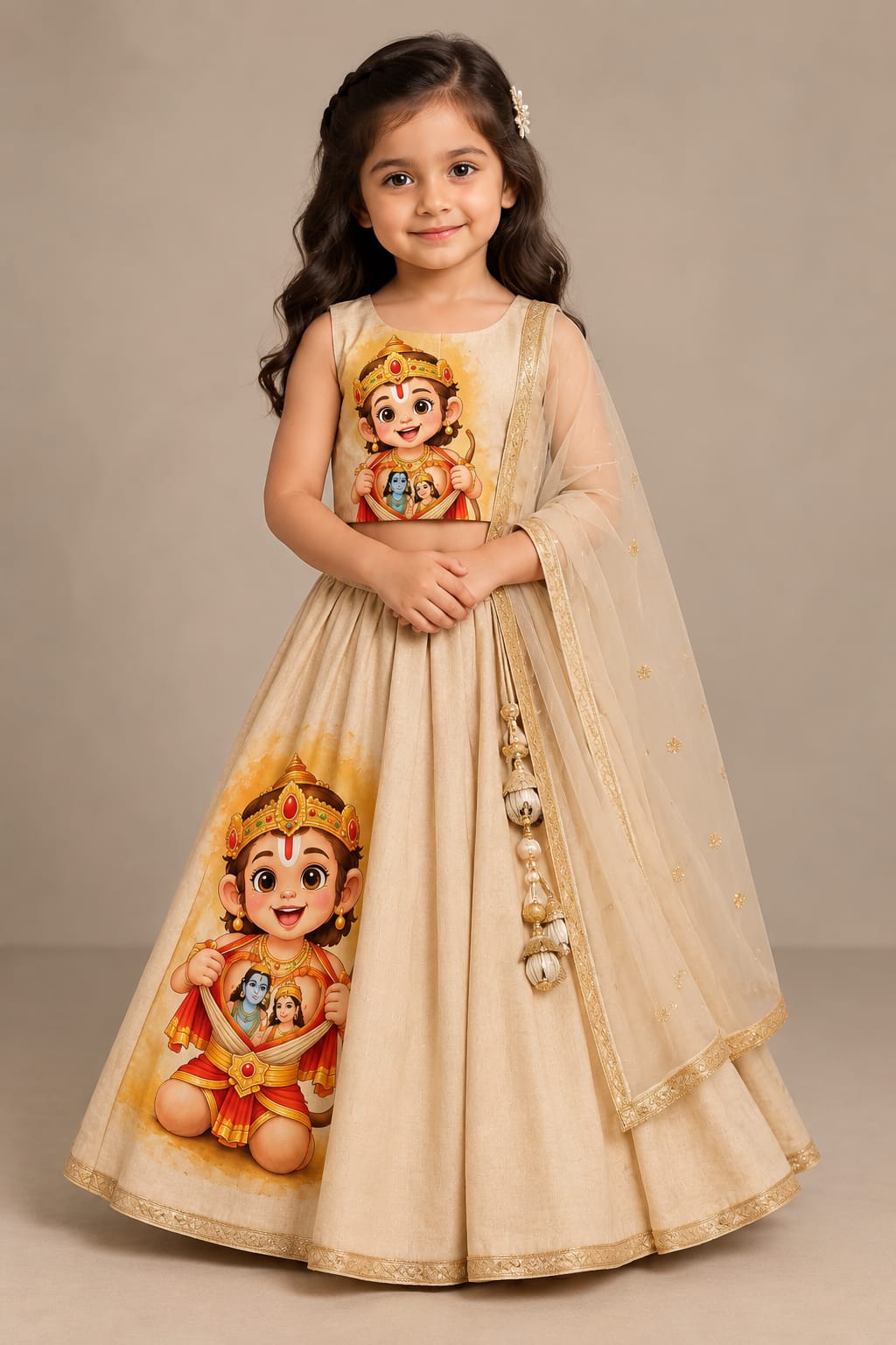 Pre Order : Bal Hanuman Grace Lehenga