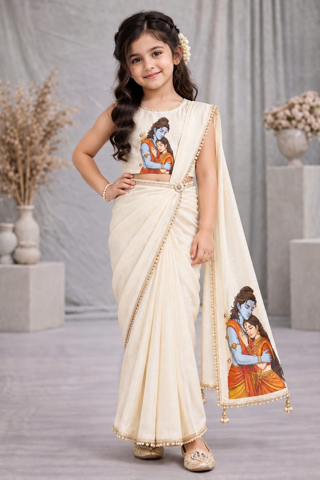 Pre Order : Ram Siya Milan Saree