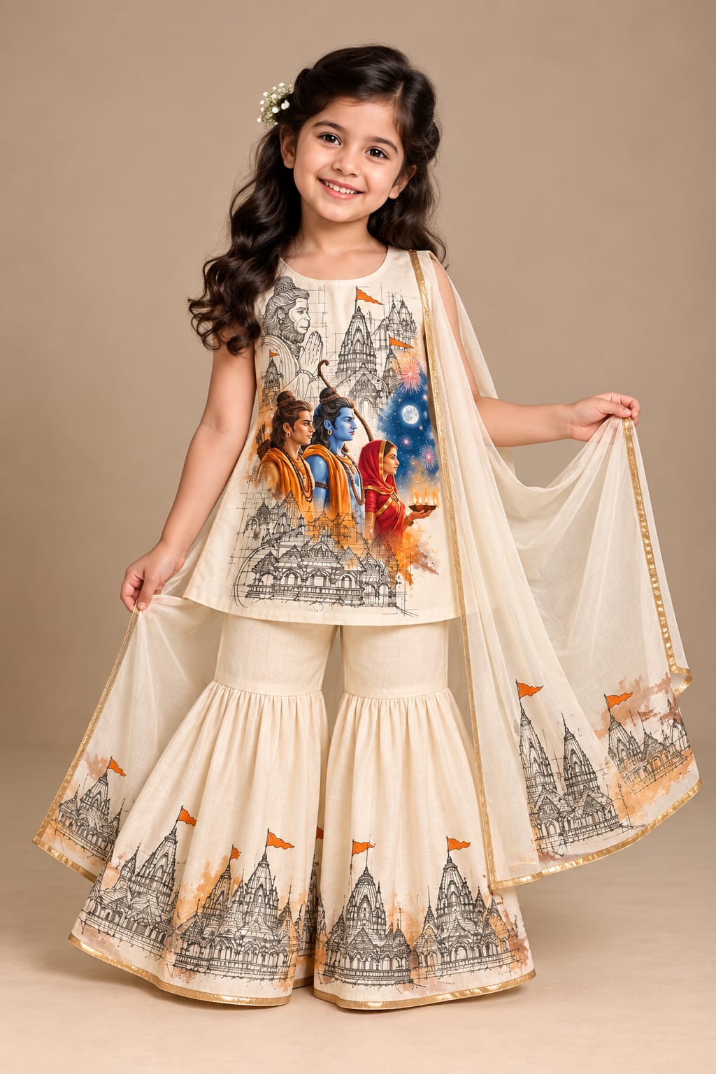 Pre Order: Ayodhya Grace Sharara Set