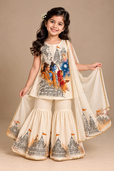 Pre Order: Ayodhya Grace Sharara Set