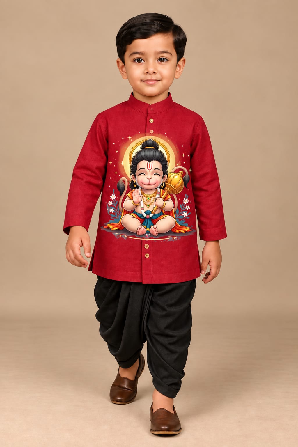 Pre Order : Bal Hanuman Veer Kurta Set