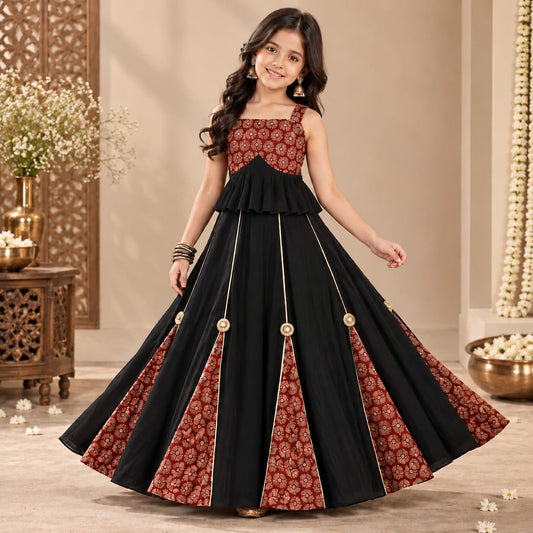 Pre Order : Meher Noir Lehenga
