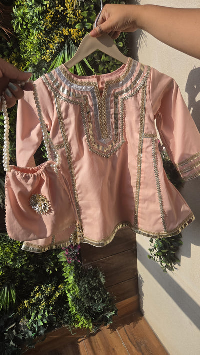 Pre Order: Peach Petal Potli Set