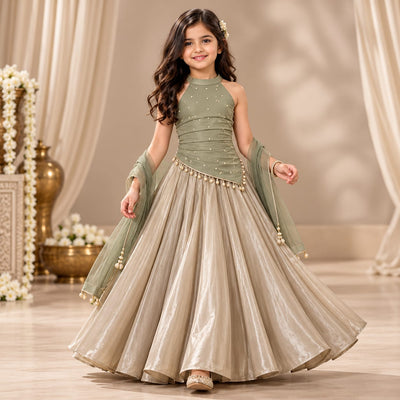Pre Order: Sage Royale Lehenga