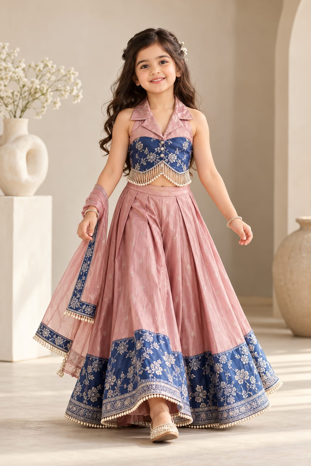 Pre Order: The Regal Rose Lehenga