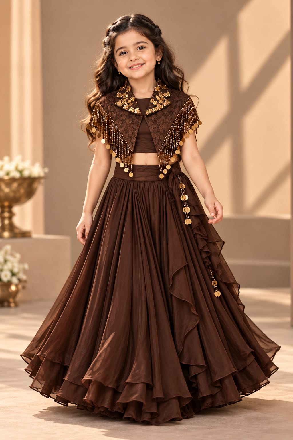 Pre Order: Cocoa Royale Lehenga