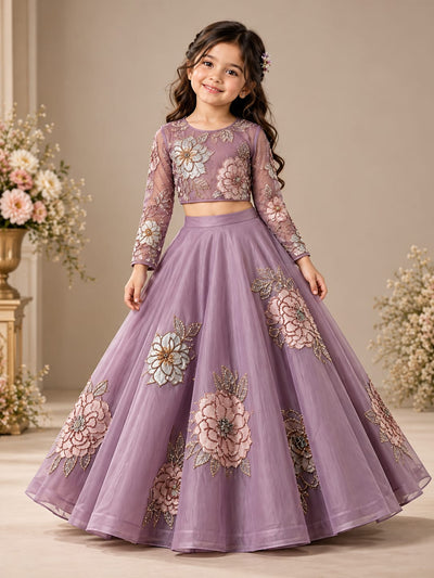 Pre Order: Royal Wisteria Lehenga