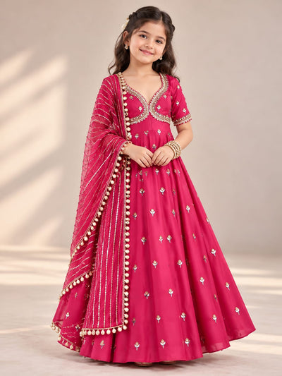 Pre Order: Fuchsia Maharani Gown