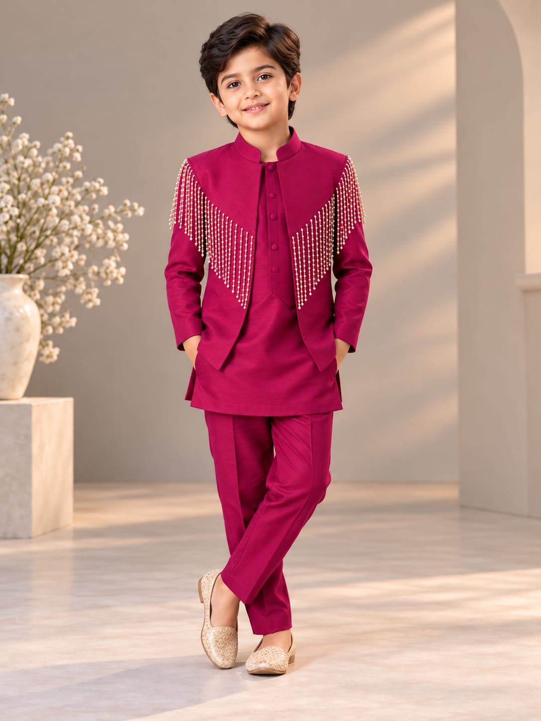 Pre Order: Royal Berry Royale Kurta Set