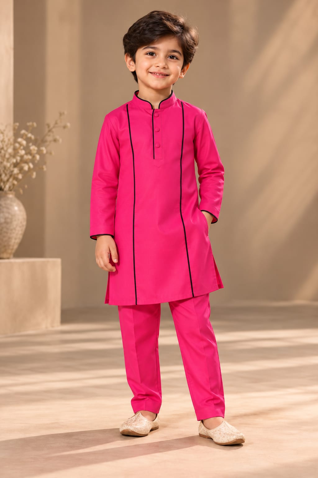 Pre Order: Fuchsia Royale Kurta Set