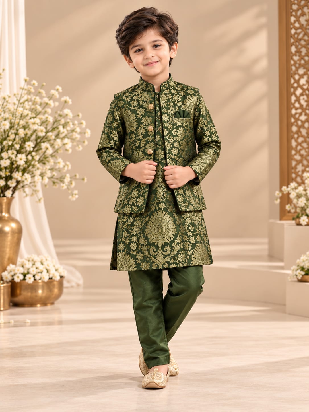 Pre Order: Forest Majesty Kurta Set