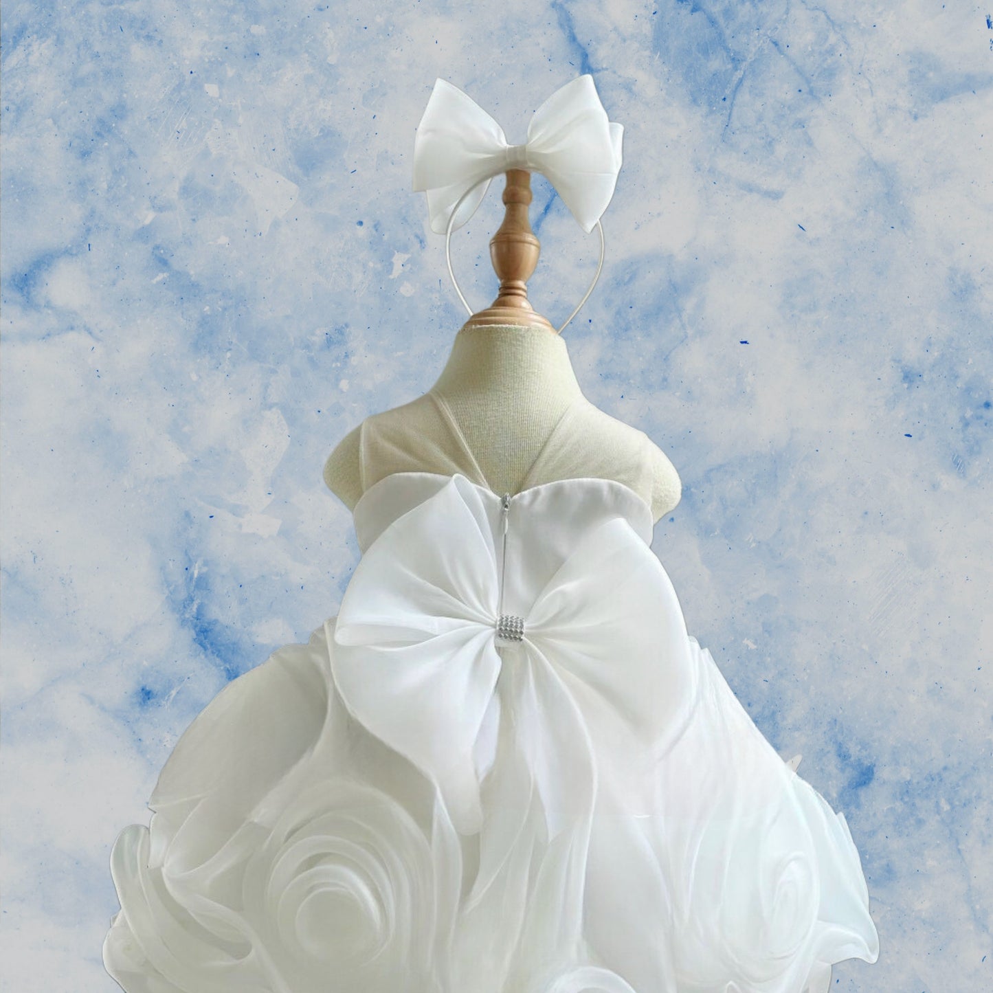 Pre Order: Lily White Orgenza Dress