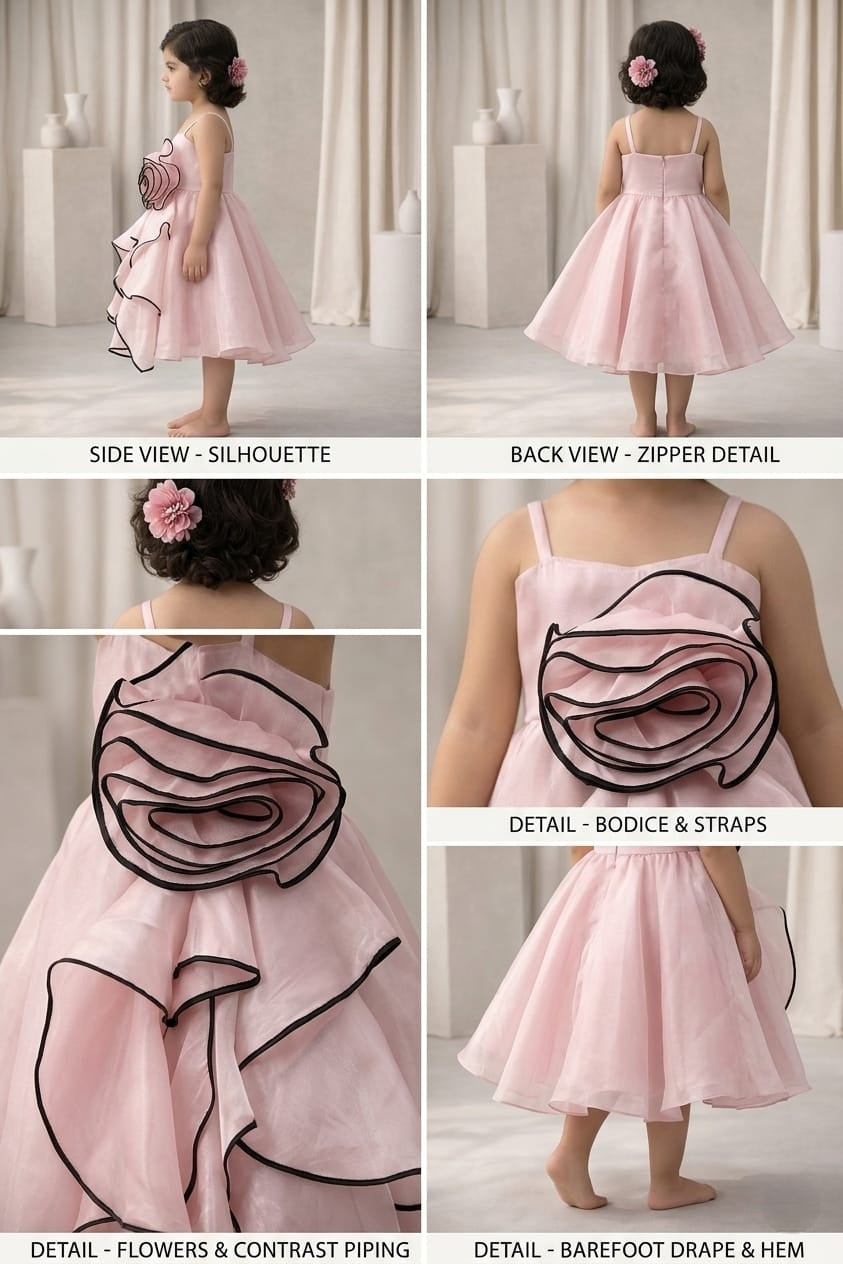 Pre Order: Blush Rose Princess Dress