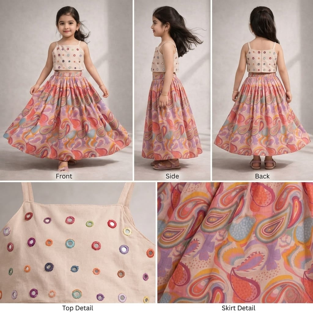 Pre Order: Rangrez Leher Lehenga Set