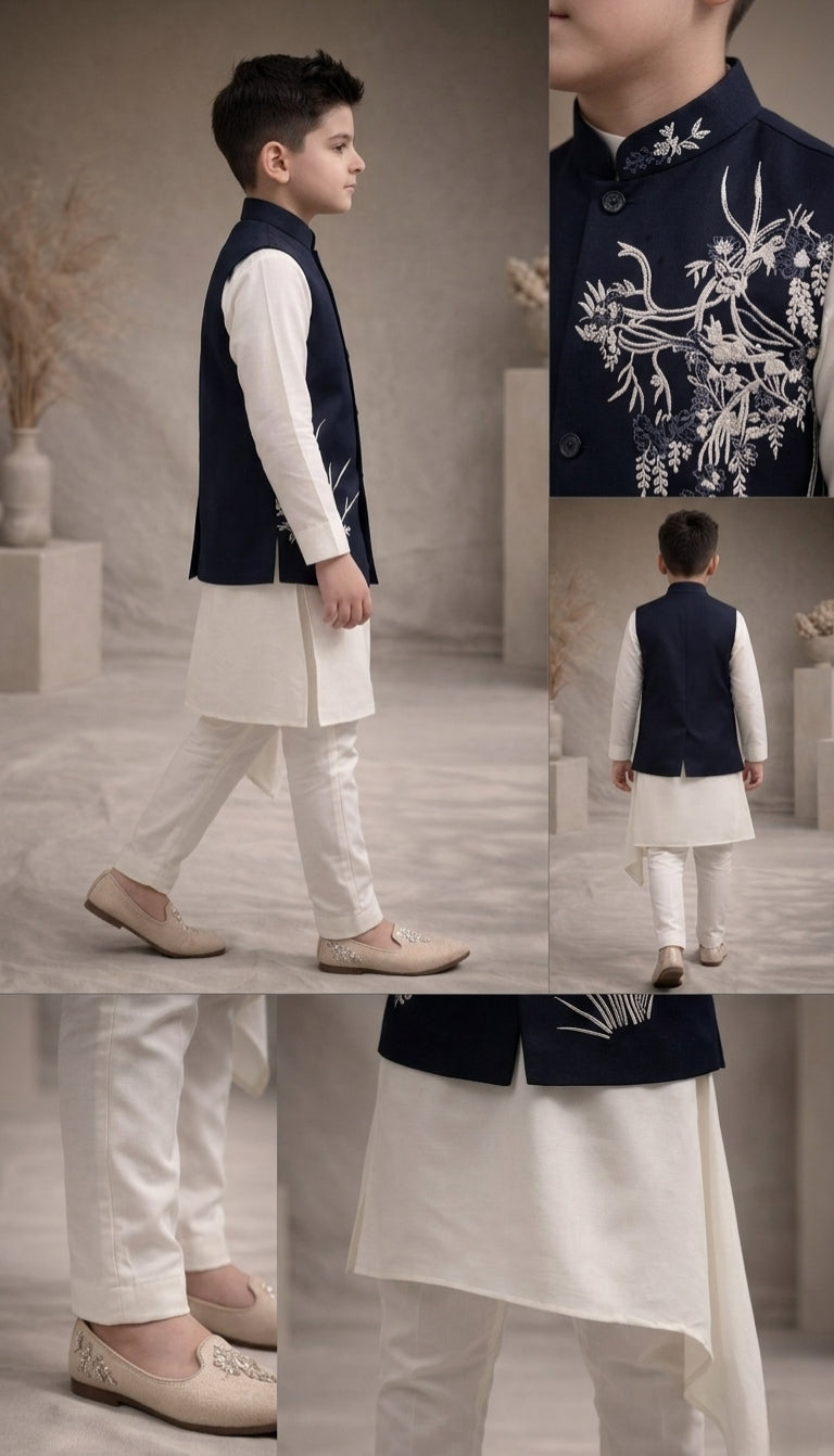 Pre Order: Rivaah Lullaby Kurta Set With Jacket