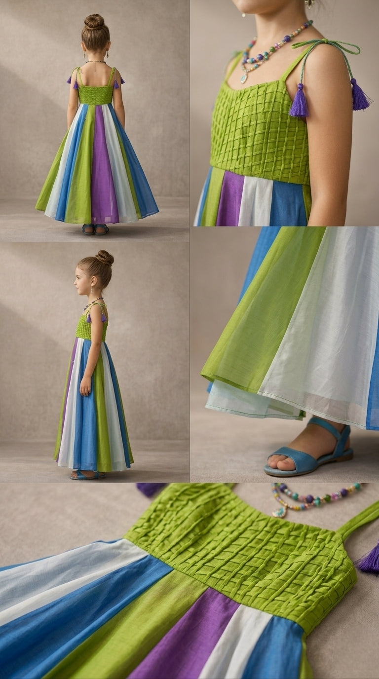 Pre Order: Peacock Bloom Gown