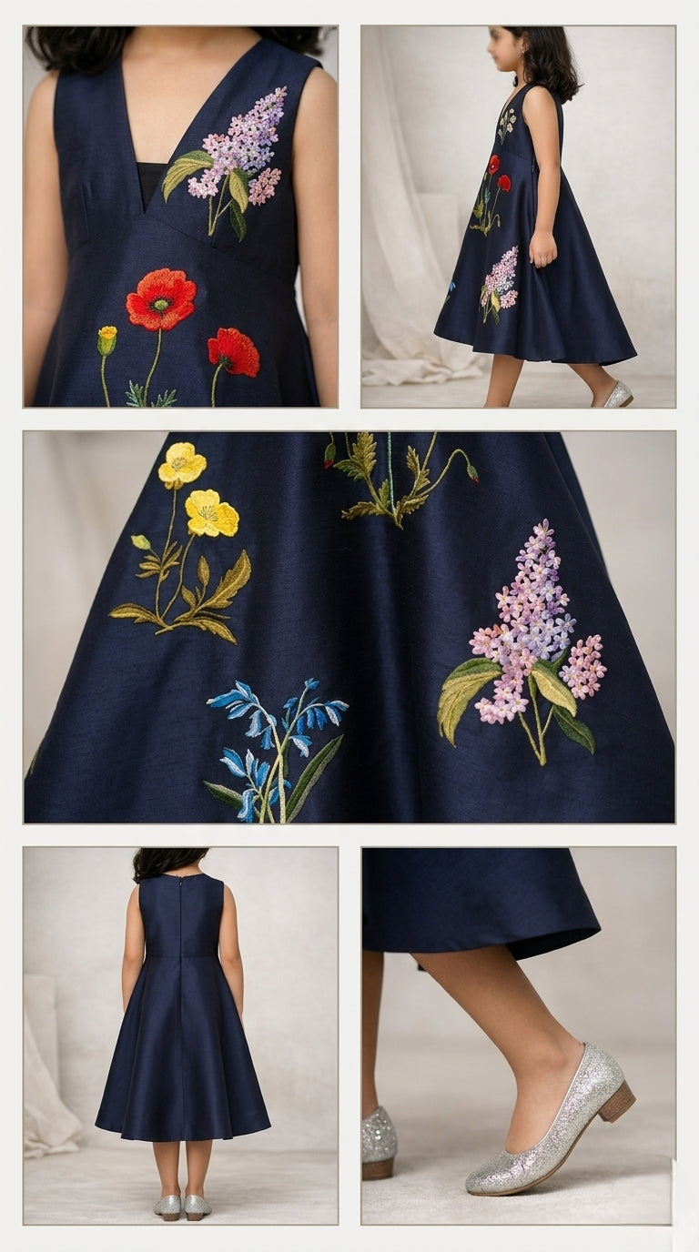 Pre Order: Midnight Garden Dress