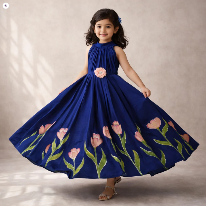 Pre Order: Neelkamal Blossom Gown