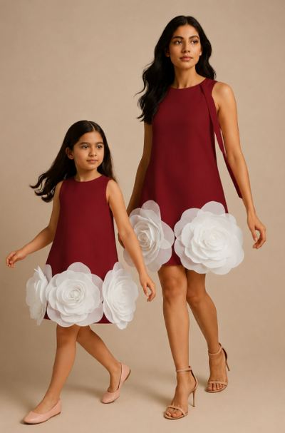 Pre Order: White Rose Dress