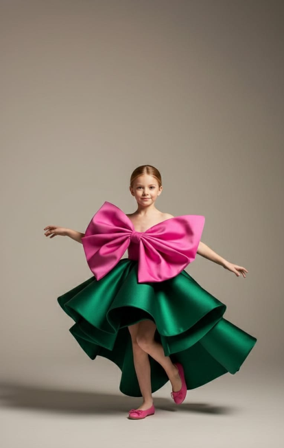 Pre Order: Jewel Bow Princess Gown