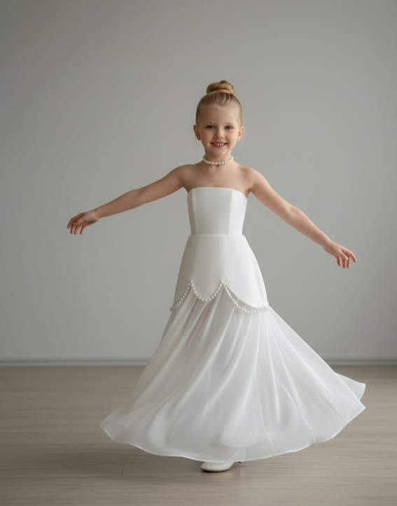 Pre Order: Pearl Noir Party Gown